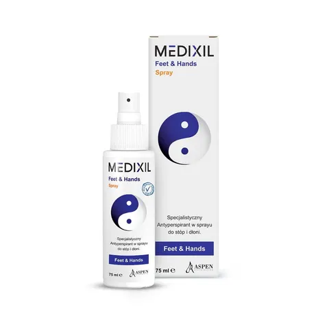 MEDIXIL FEET&HANDS Antyperspirant do Stóp i Dłoni - 75ml