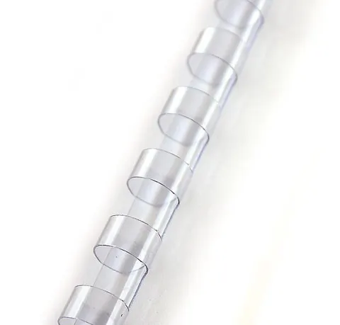 Grzbiet plastikowy do bindowania 6mm /100szt Argo - kolor PRZEŹROCZYSTY