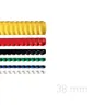 Grzbiety plastikowe - O.COMB Owalne 38mm A4/50szt - kolor ŻÓŁTY - OPUS