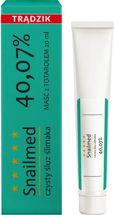 SNAILMED Maść Zielona Z Czystym Śluzem Ślimaka 40,07% - 20 ml