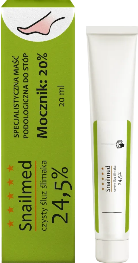 SNAILMED Podologiczna Maść Do Stóp Na Bazie Śluzu Ślimaka - 20 ml