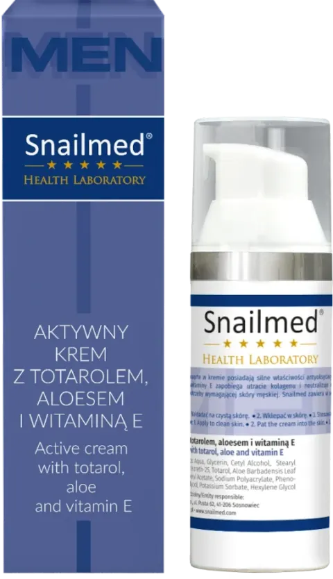 SNAILMED Krem Dla Mężczyzn Z Problematyczną Skórą - 50ml