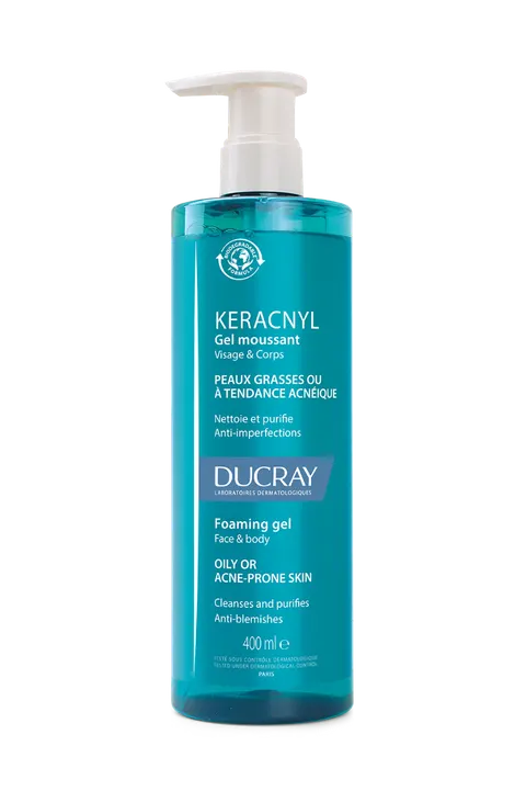 DUCRAY KERACNYL Żel Pieniący Do Skóry Skłonnej Do Trądziku - 400 ml