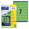 Etykiety na segregatory Avery L4764-20 - 38 x 192 mm, 20 arkuszy - zielony