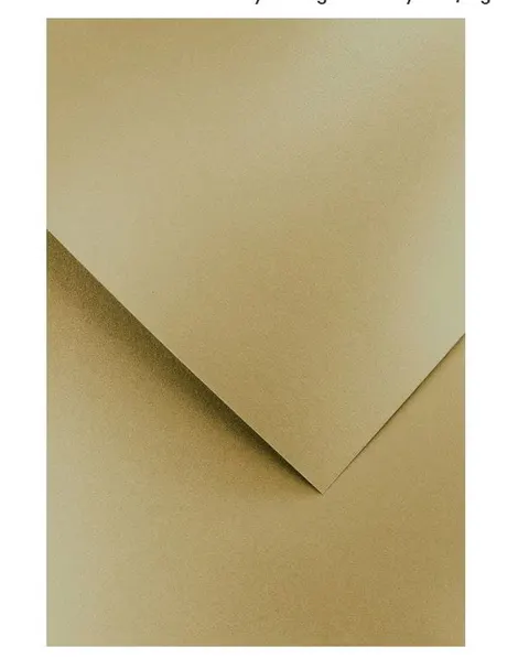 Karton ozdobny Premium 210g/m2 PEARL ZŁOTY 20 arkuszy A4