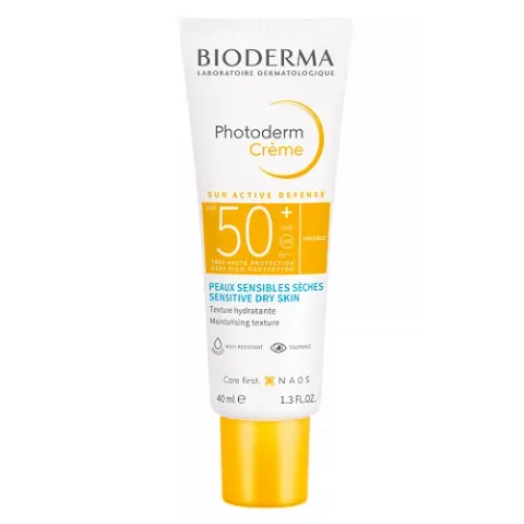 Bioderma Photoderm Nawilżający krem do twarzy do skóry suchej z filtrem SPF50+ 40 ml (termin ważności do 31.03.2027)