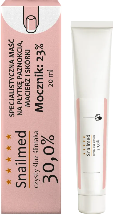 SNAILMED Maść Odbudowująca Do Płytki i Macierzy Paznokcia Ze Śluzem Ślimaka - 20 ml