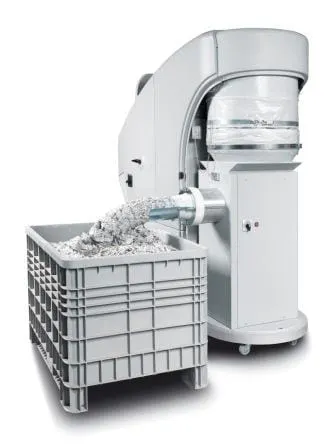 Zestaw niszczarka Kobra Cyclone + Compactor C-500