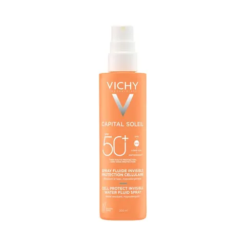 VICHY Capital Soleil Cell Protect Spray Ochronny Do Twarzy I Ciała SPF50+ - 200ml