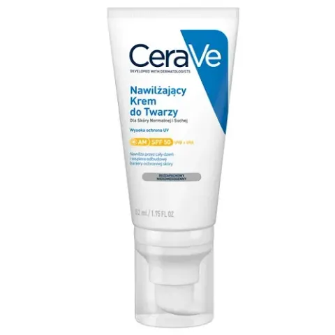 CERAVE Nawilżający Krem Do Twarzy Dla Skóry Suchej SPF50 - 52ml