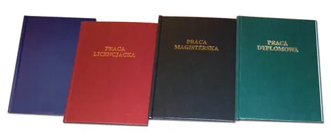 O. HARD Classic Okładka kanałowa twarda AA Czarna - Praca Magisterska