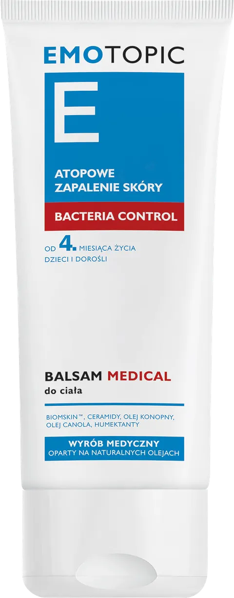 EMOTOPIC Bacteria Control Balsam Medical Do Ciała - 200ml