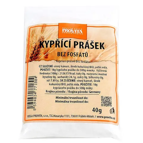 PROSZEK DO PIECZENIA (KAMIEŃ WINNY) 40 g - PROVITA