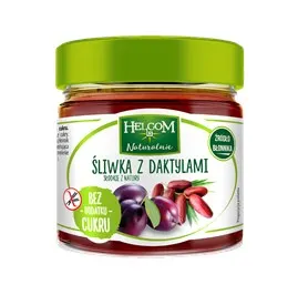 PASTA OWOCOWA ŚLIWKA Z DAKTYLAMI 200 g - HELCOM