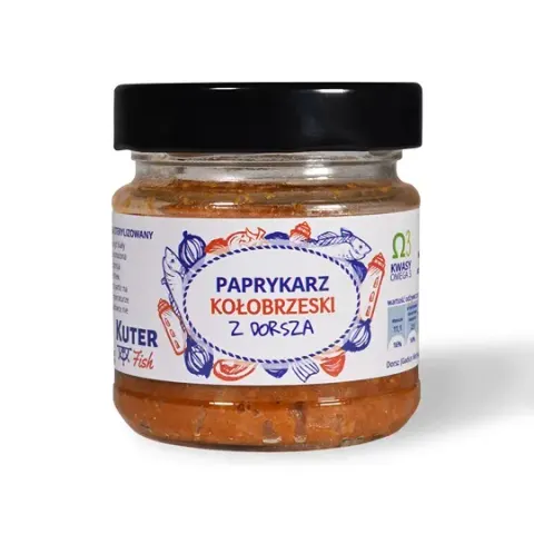 PAPRYKARZ KOŁOBRZESKI Z DORSZA 155 g - KUTERFISH