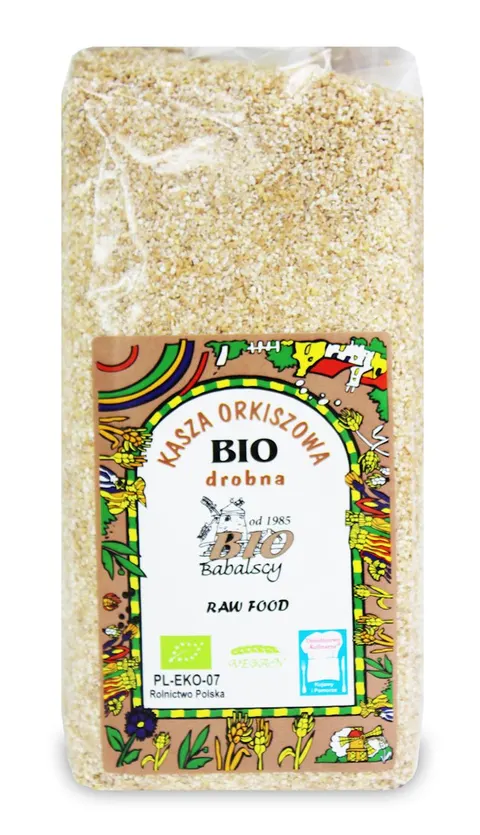 KASZA ORKISZOWA DROBNA BIO 500 g - BIO BABALSCY