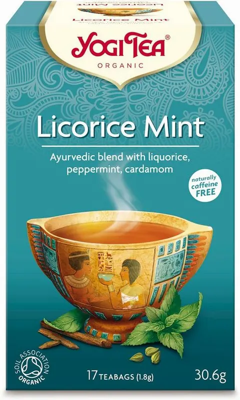 Herbata Mięta z lukrecją BIO 17x1,8g Yogi Tea