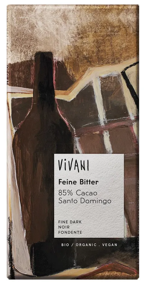 CZEKOLADA GORZKA 85% KAKAO BIO 100 g - VIVANI