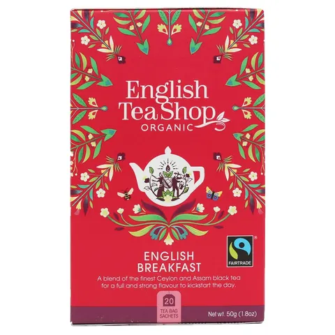 HERBATA ENGLISH BREAKFAST 20 x 2,5 g - ENGLISH TEA SHOP