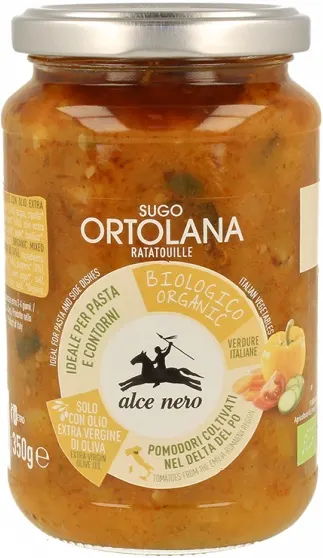 SOS WARZYWNY RATATOUILLE BIO 350 g - ALCE NERO