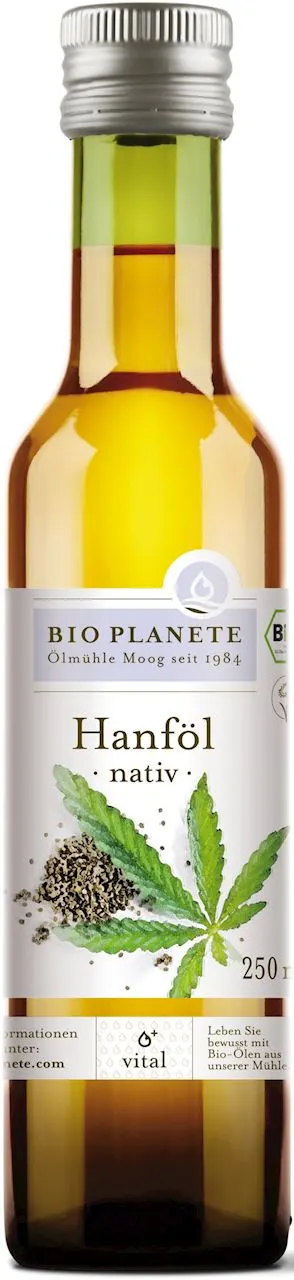 OLEJ Z KONOPI VIRGIN BIO 250 ml - BIO PLANETE
