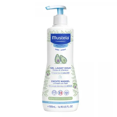 MUSTELA Delikatny Żel Do Mycia Włosów i Ciała - 500ml