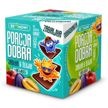 KOSTKA JABŁKOWO - ŚLIWKOWA 16 g - BE NOW