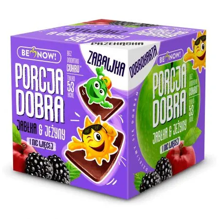 KOSTKA JABŁKO JEŻYNA 16 g - BE NOW
