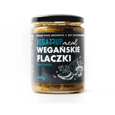 WEGAŃSKIE FLACZKI Z BOCZNIAKÓW 440 g - VEGA UP