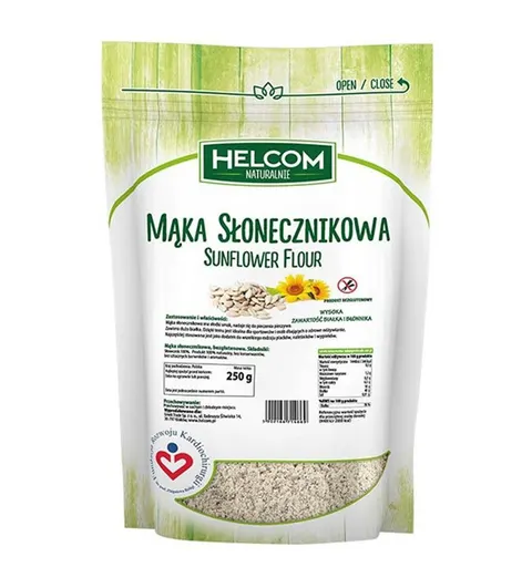 MĄKA SŁONECZNIKOWA 250 g - HELCOM NATURALNIE