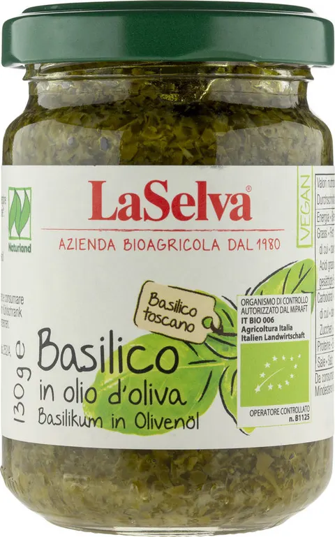 BAZYLIA W OLIWIE Z OLIWEK BIO 130g - LA SELVA