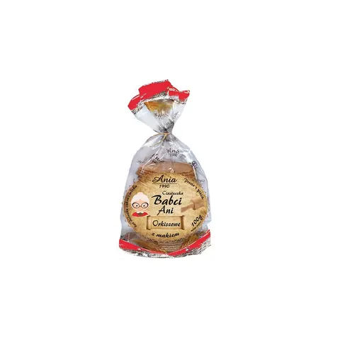 CIASTECZKA ORKISZOWE Z MAKIEM 100 g - ANIA