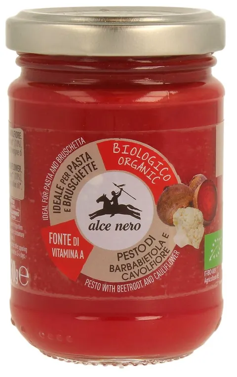 PESTO Z BURAKA I KALAFIORA BIO 130 g - ALCE NERO