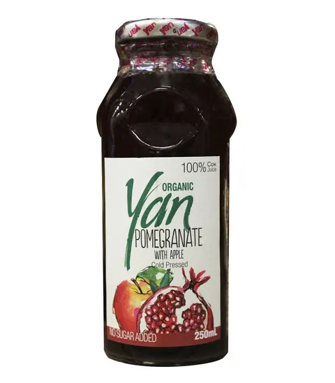 SOK Z GRANATU Z JABŁKIEM BIO 250 ml - YAN