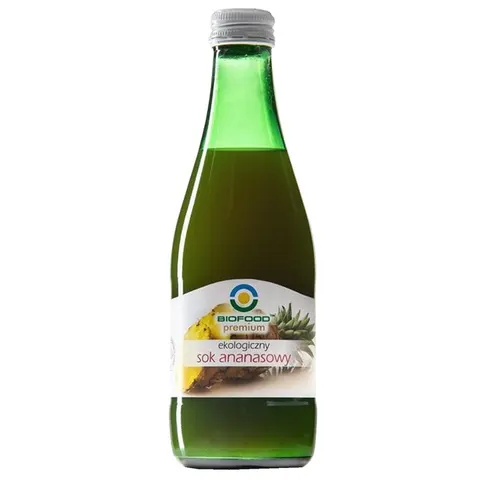 SOK ANANASOWY BIO 300 ml - BIO FOOD