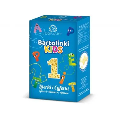 MAKARON DLA DZIECI LITERKI I CYFERKI 250G