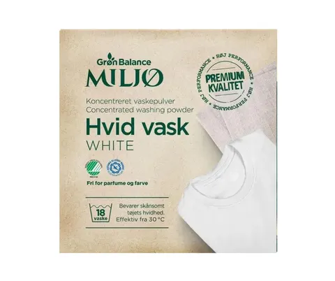 PROSZEK DO PRANIA BIAŁYCH UBRAŃ (KONCENTRAT) 785 g (18 PRAŃ) - GRON BALANCE