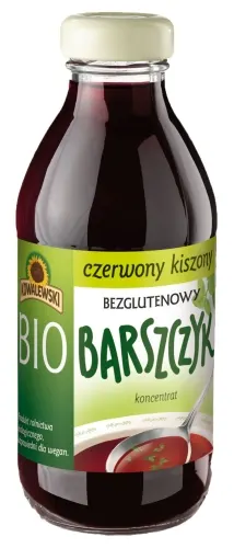 BARSZCZ CZERWONY KISZONY BEZGLUTENOWY BIO KONCENTRAT 320 ML - KOWALEWSKI