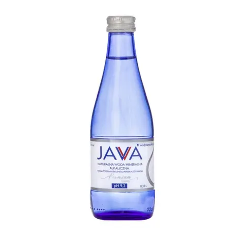 NATURALNA WODA MINERALNA ALKALICZNA NIEGAZOWANA 330 ml - JAVA