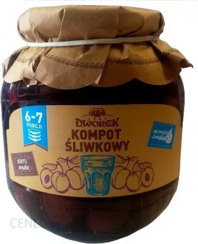 KOMPOT ŚLIWKOWY 680G DWOREK