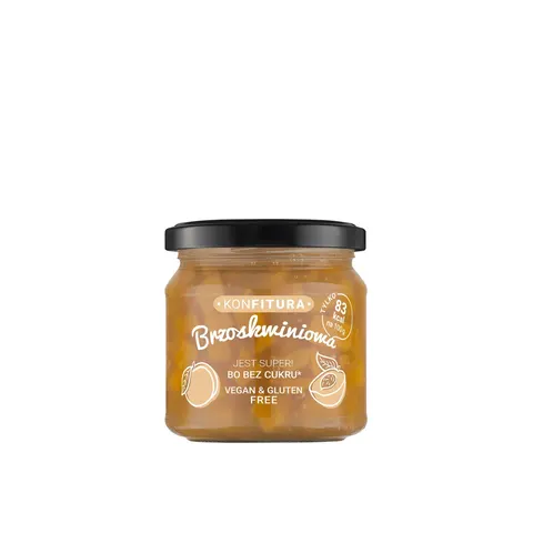 KONFITURA BRZOSKWINIOWA BEZ CUKRU 190G DEVALDANO
