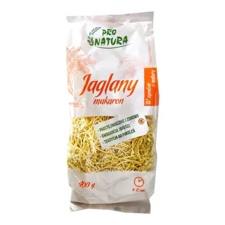 MAKARON JAGLANY NITKA 400G PRO NATURA