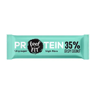 BATON PROTEINOWY 35% KOKOS BEZ CUKRU 40G FEEL FIT