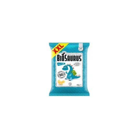 CHRUPKI KUKURYDZIANE SOLONE XXL BIOSAURUS 100G