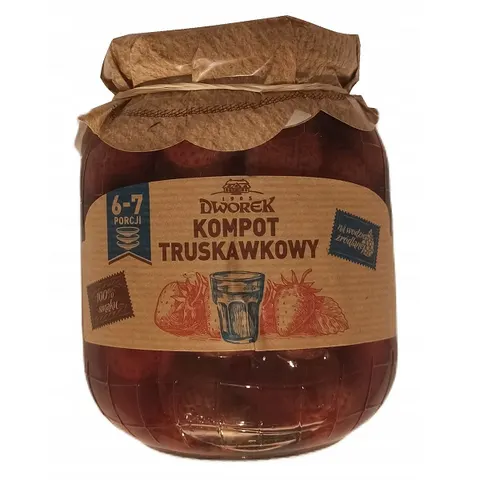 KOMPOT TRUSKAWKOWY 710G DWOREK