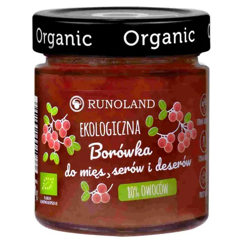 BORÓWKA DO MIĘS, SERÓW I DESERÓW BIO 200 g - RUNOL