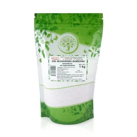 SÓL KŁODAWSKA KAMIENNA DROBNA 1KG AGNEX