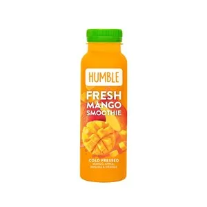 SMOOTHIE JABŁKO - MANGO - BANAN - POMARAŃCZA TŁOCZONE NA ZIMNO 250 ML - HUMBLE