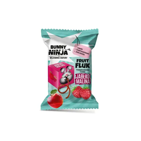 PRZEKĄSKA OWOCOWA JABŁKO/MALINA 15G BUNNY NINJA