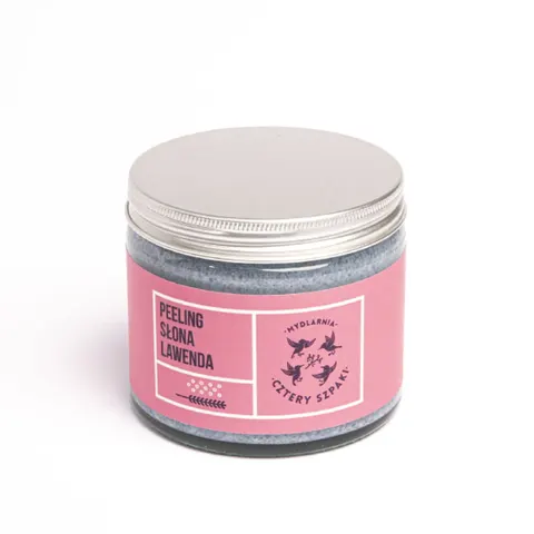 PEELING SŁONA LAWENDA 250ML 4 SZPAKI
